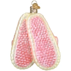 Discount Old World Christmas Cat Lady Slippers Ornament