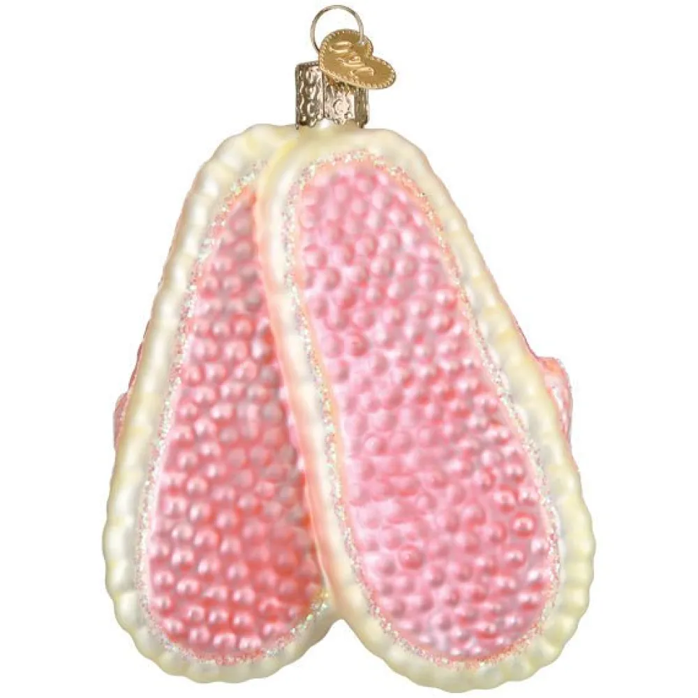 Discount Old World Christmas Cat Lady Slippers Ornament