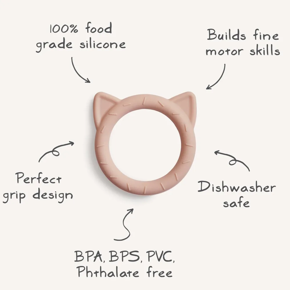 Discount Mushie Cat Teether