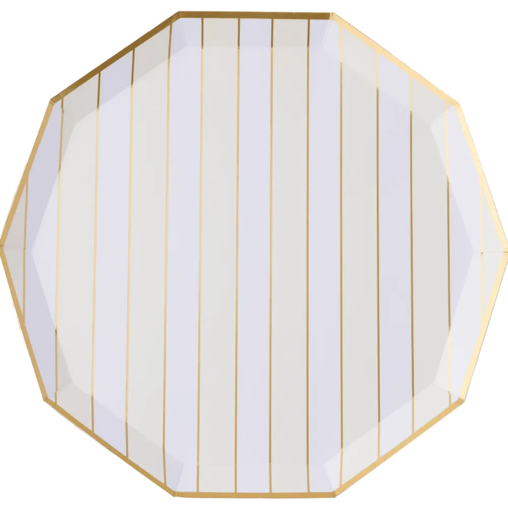 Online Bonjour Fete Champagne Fizz Signature Cabana Stripe Plates