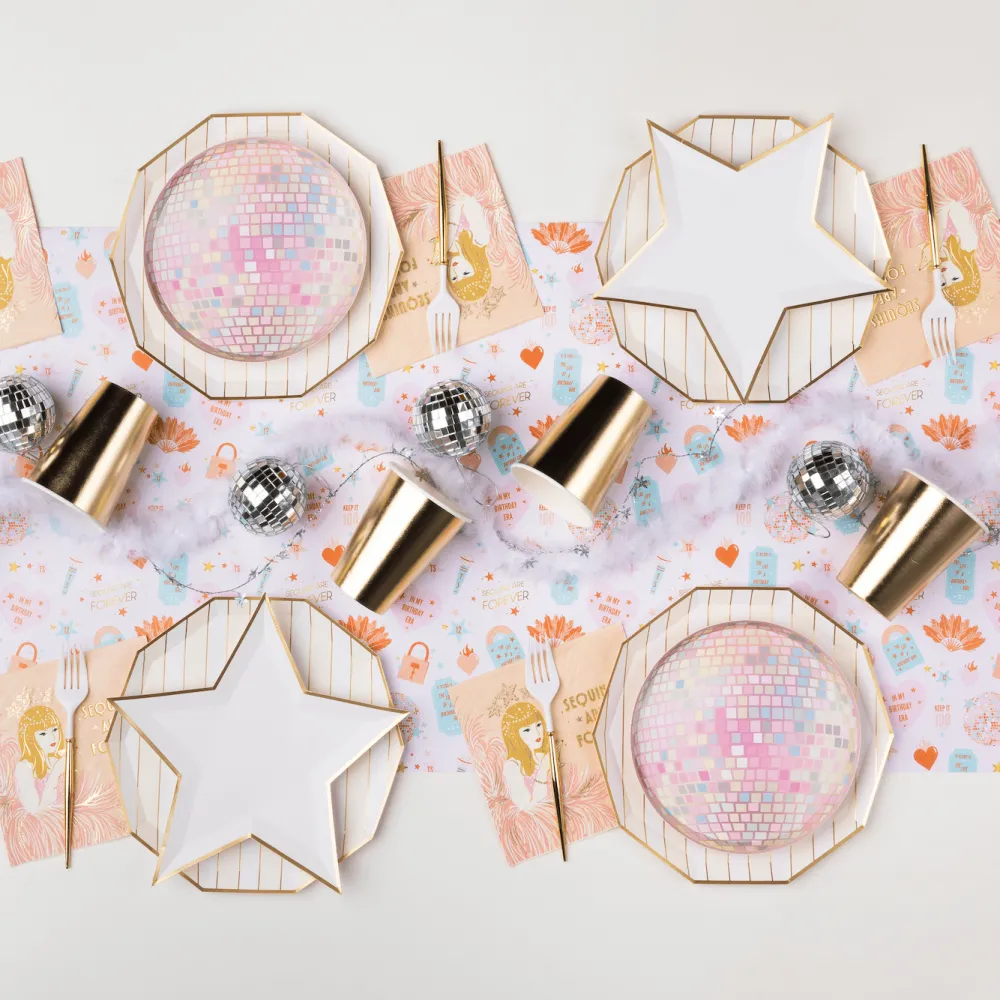 Online Bonjour Fete Champagne Fizz Signature Cabana Stripe Plates