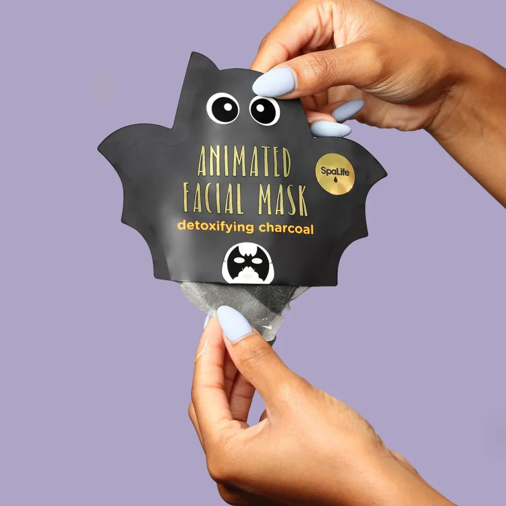 Best My Spa Life Charcoal Bat Halloween Face Mask