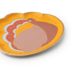 Clearance Bonjour Fete Charming Turkey Thanksgiving Plates