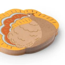 Bonjour Fete Charming Turkey Thanksgiving Napkins