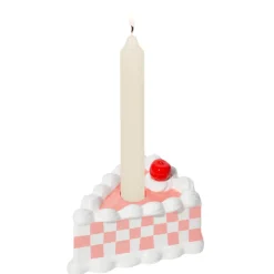 Clearance The Wow Effect Checker Cake Candle Holder