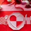 Online Bonjour Fete Check Mate Heart Large Napkins