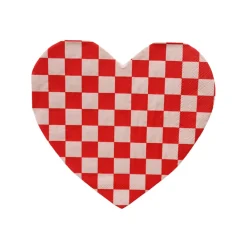 Online Bonjour Fete Check Mate Heart Large Napkins