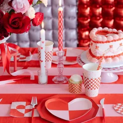 Best Bonjour Fete Check Mate Heart Small Napkins