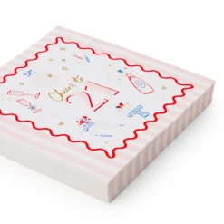 Bonjour Fete Cheers to 21 Icon Cocktail Napkins