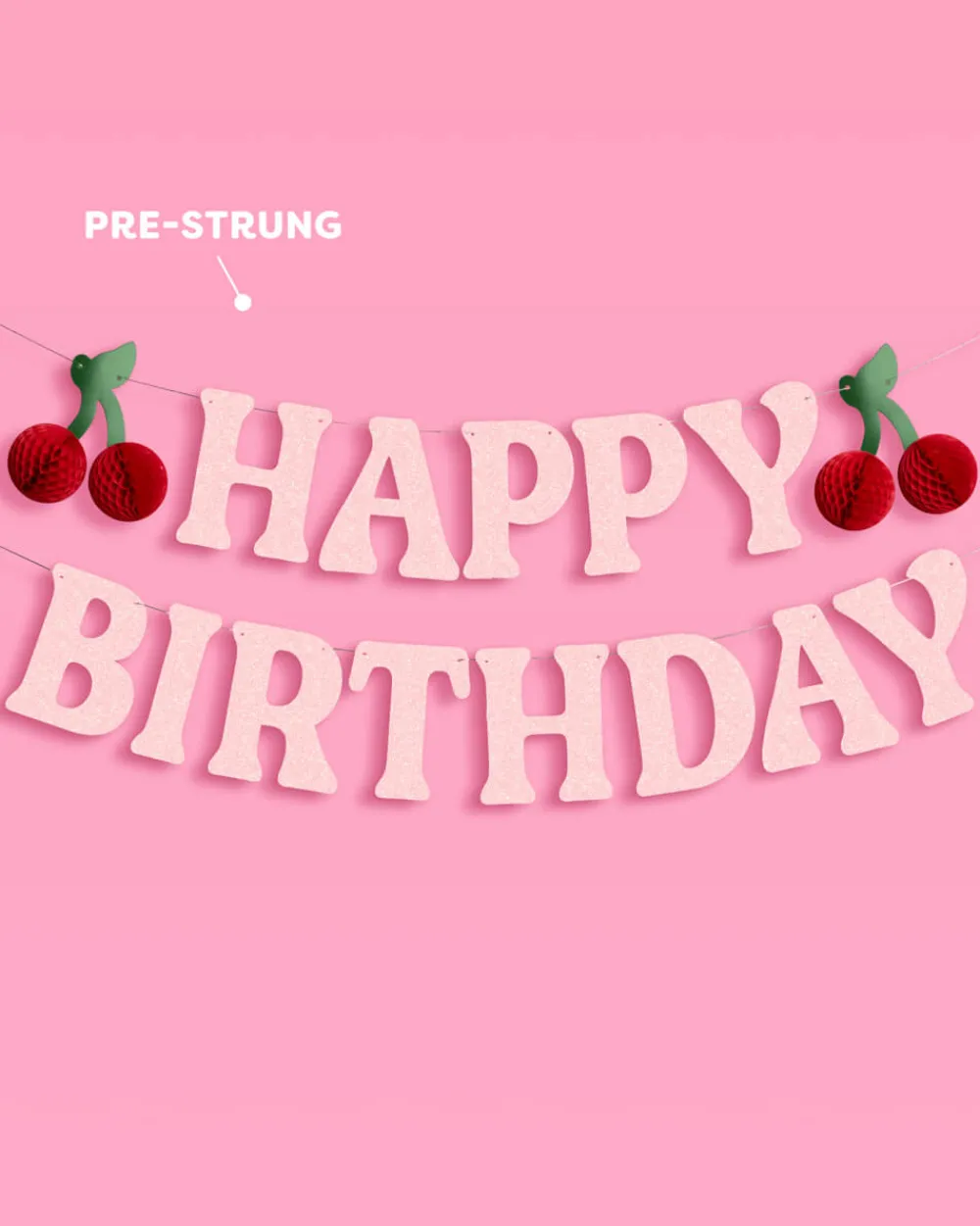 Outlet xo, Fetti Cherry Happy Birthday Banner