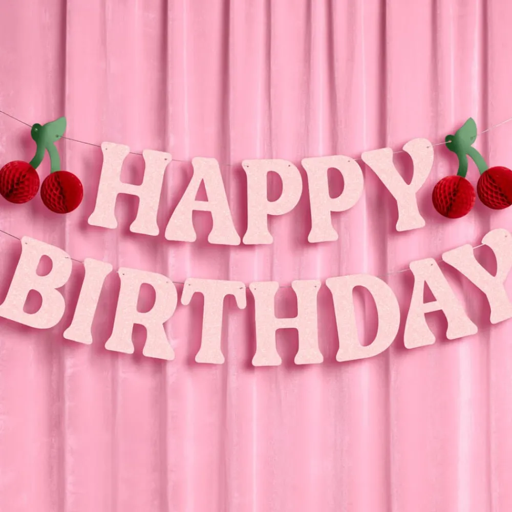 Outlet xo, Fetti Cherry Happy Birthday Banner