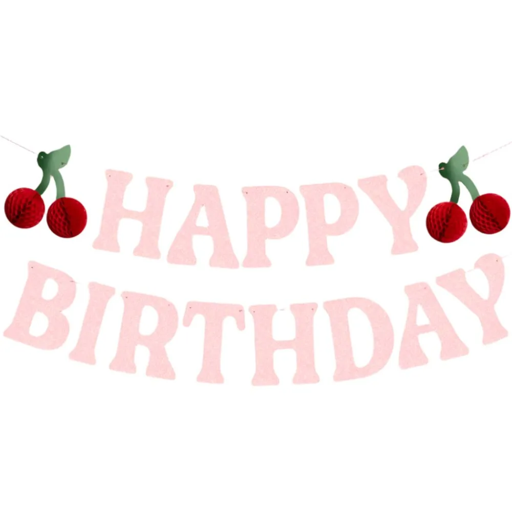 Outlet xo, Fetti Cherry Happy Birthday Banner