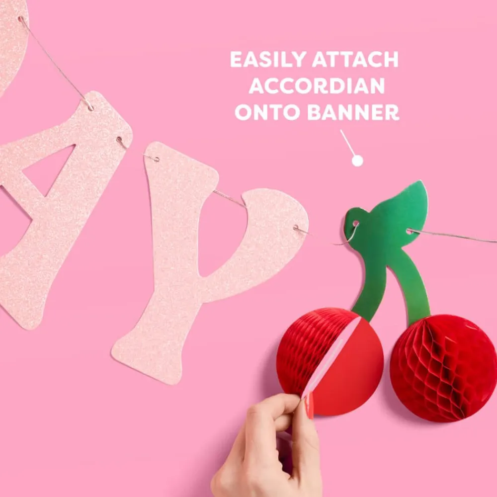 Outlet xo, Fetti Cherry Happy Birthday Banner