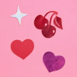 Hot xo, Fetti Cherry Heart Confetti
