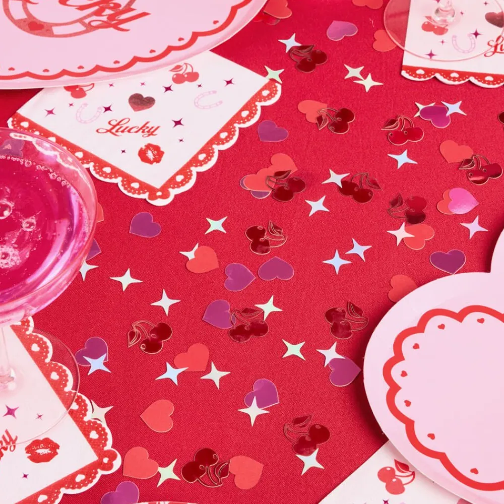 Hot xo, Fetti Cherry Heart Confetti
