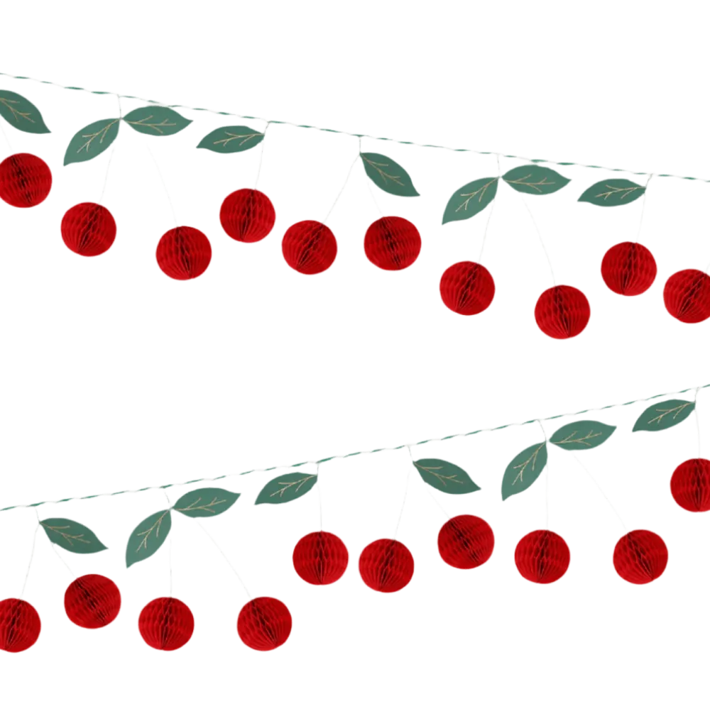 Sale Meri Meri Cherry Honeycomb Garland