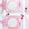 Outlet Meri Meri Cherry Pattern Side Plates