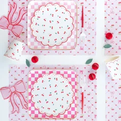 Outlet Meri Meri Cherry Pattern Side Plates