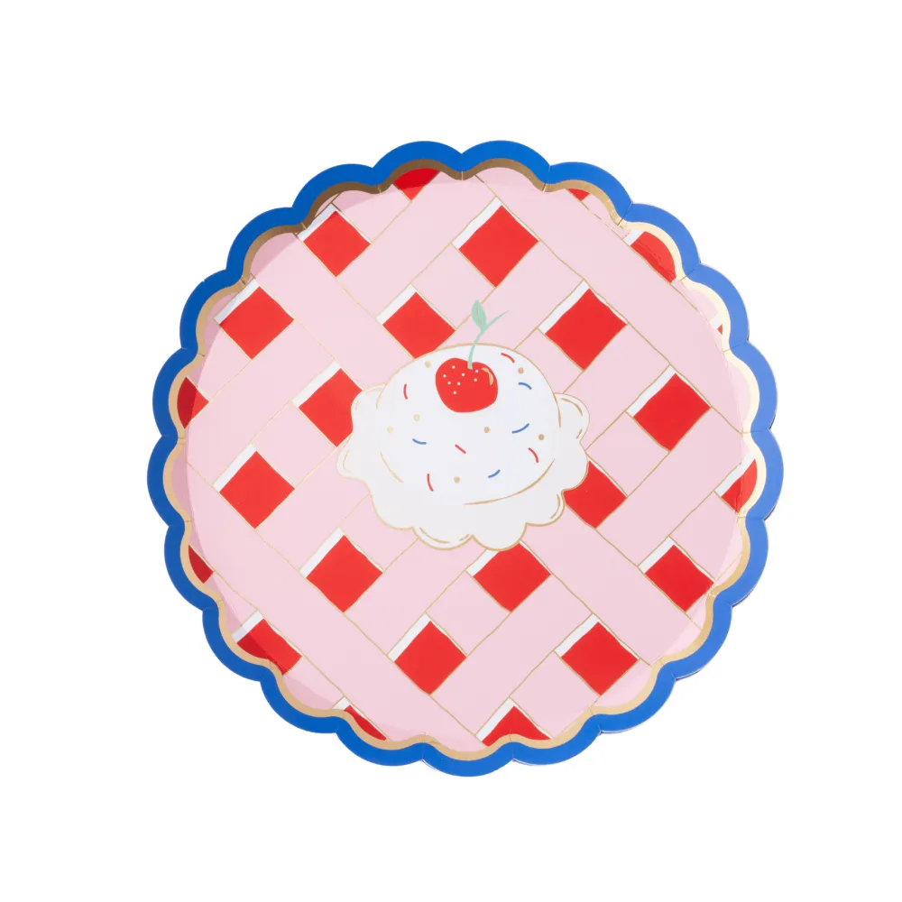Outlet Bonjour Fete Cherry Pie Small Plates