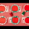 Outlet Bonjour Fete Cherry Red Apple Small Plates