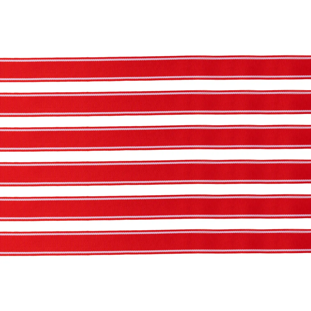 Clearance Bonjour Fete Cherry Red Double Sided Grosgrain Ribbon