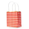 Clearance Bonjour Fete Cherry Red Gingham Favor Bags