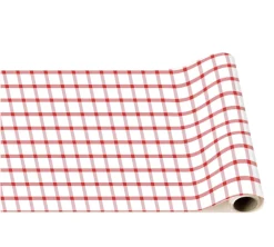 Sale Bonjour Fete Cherry Red Picnic Table Runner