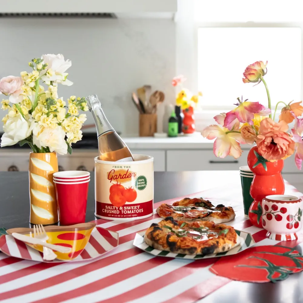 Sale Bonjour Fete Cherry Red Signature Cups