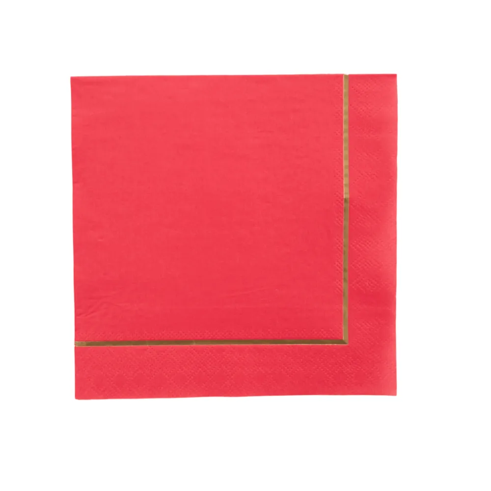Online Bonjour Fete Cherry Red Signature Large Napkins