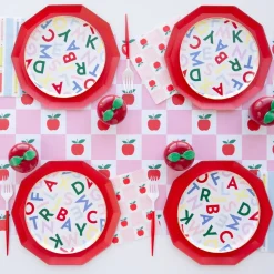 Hot Bonjour Fete Cherry Red Signature Large Plates