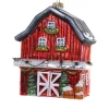 Sale Cody Foster Co. Christmas Barn Glass Ornament by Cody Foster