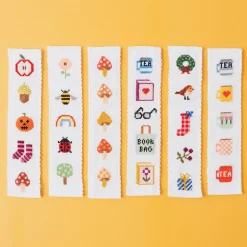 Clearance Cotton Clara Craft Kits & Supplies Christmas Cross Stitch Bookmark Kit