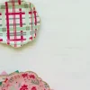 Hot Bonjour Fete Christmas Floral Pink Classic Dinner Plates