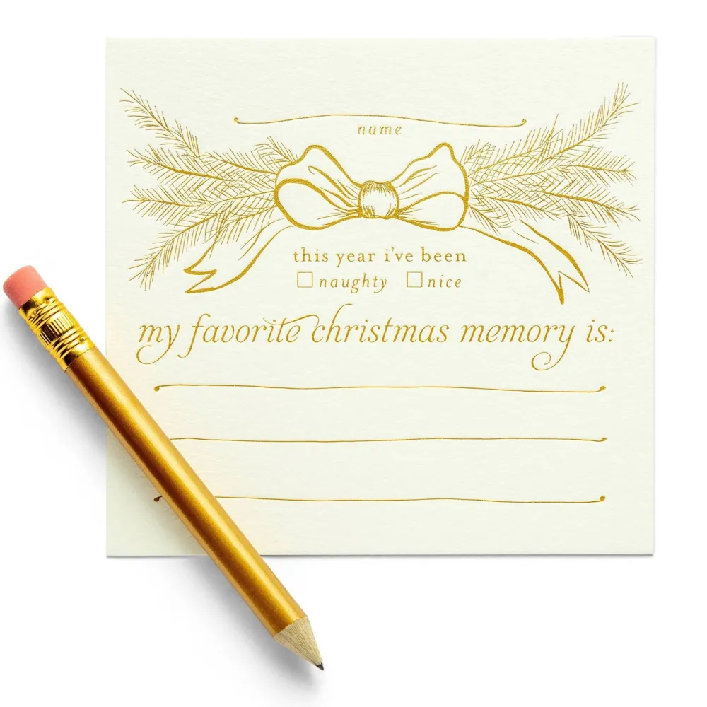 Color Box Design & Letterpress Christmas Place Cards | Holiday