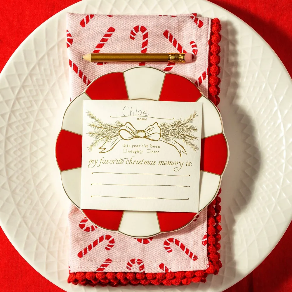 Color Box Design & Letterpress Christmas Place Cards | Holiday