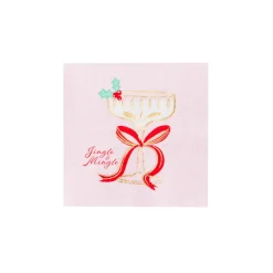 Outlet Bonjour Fete Christmas Spirits Cocktail Napkins