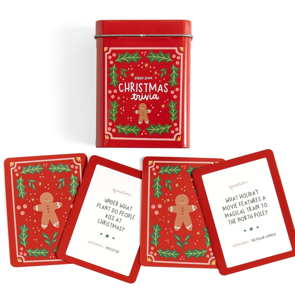 Pippi Post Christmas Trivia Card Game