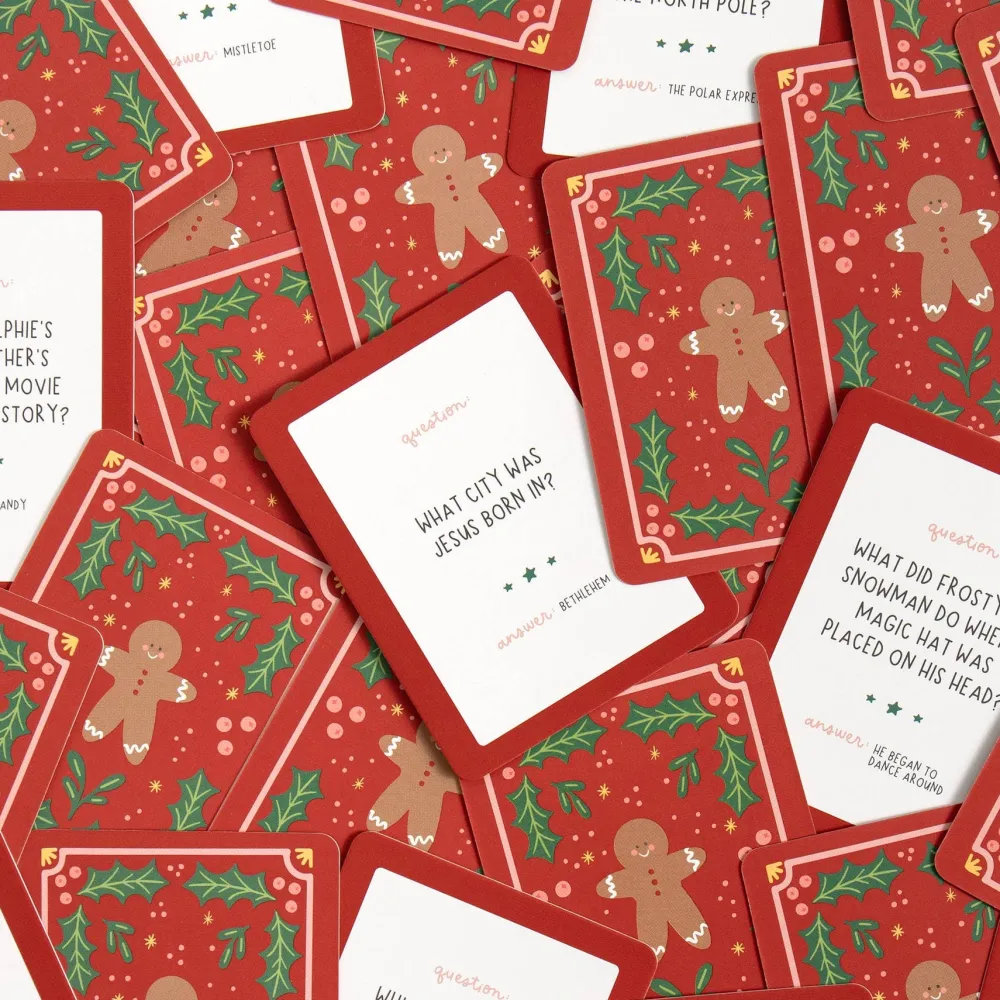 Pippi Post Christmas Trivia Card Game