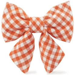 The Foggy Dog Cider Gingham Lady Dog Bow