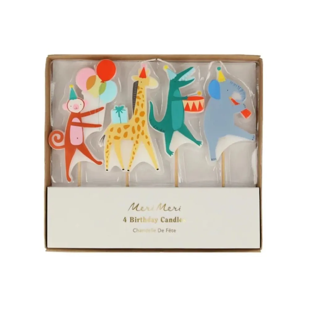Discount Meri Meri Circus Party Animal Candles