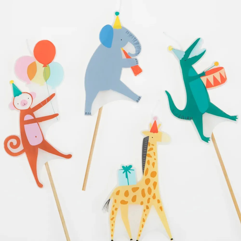 Discount Meri Meri Circus Party Animal Candles