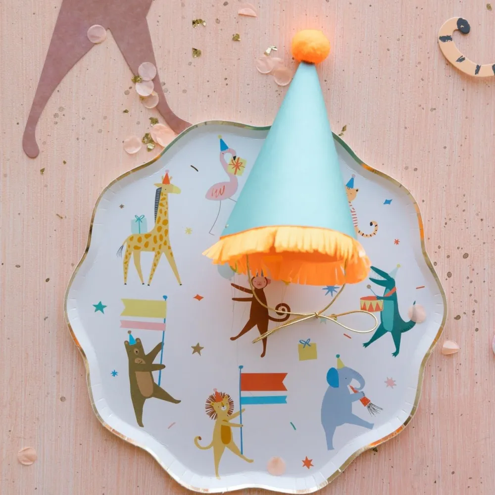 Discount Meri Meri Circus Party Animal Dinner Plates