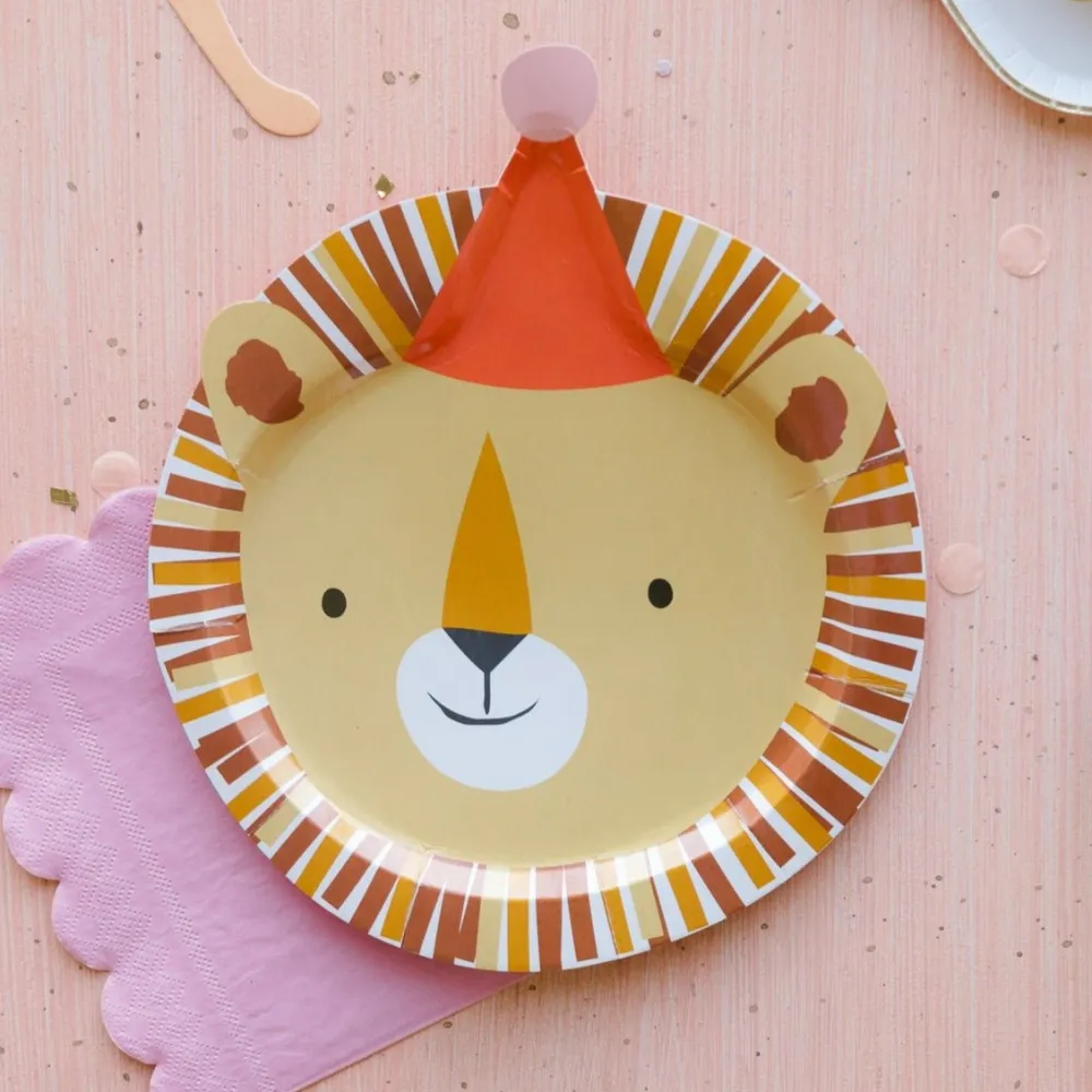 New Meri Meri Circus Party Animal Shaped Plates