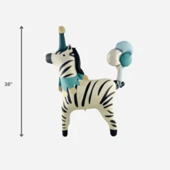 Online Partybarco Circus Zebra Standing Foil Balloon