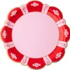 Outlet Bonjour Fete Classic Christmas Peppermint Candy Dinner Plates