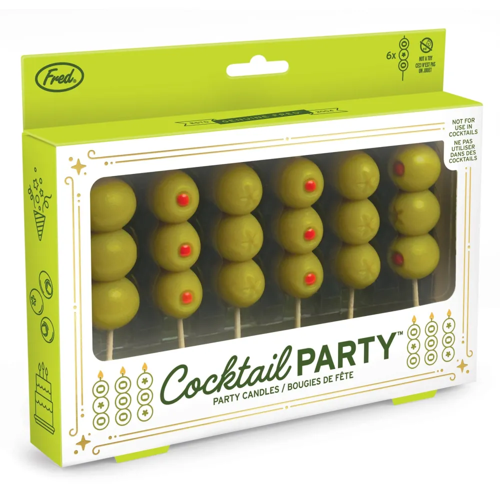 Clearance Fred & Friends Cocktail Party Olive Candles