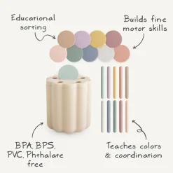 Online Mushie Coin & Tube Sorting Set