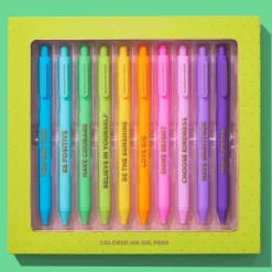 Outlet Taylor Elliott Designs Colored Ink Motivational Pen Set
