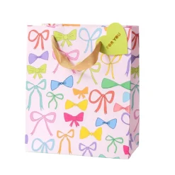 Taylor Elliott Designs Colorful Bows Gift Bag