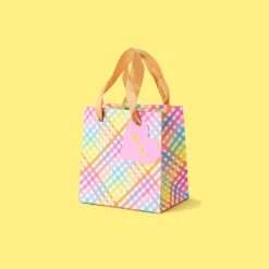 Hot Taylor Elliott Designs Colorful Gingham Gift Bag